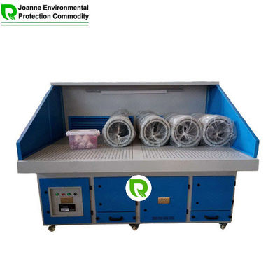 7.5kw Banquette de l'industrie Table d'extraction de poussière pour pièces de coulée