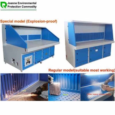 Un bon prix. 75 DB banc de descente 900 CFM -4700 CFM Airflow Table de descente en acier pour le travail du bois en ligne